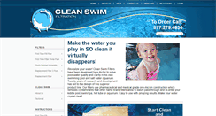 Desktop Screenshot of cleanswimfilters.com